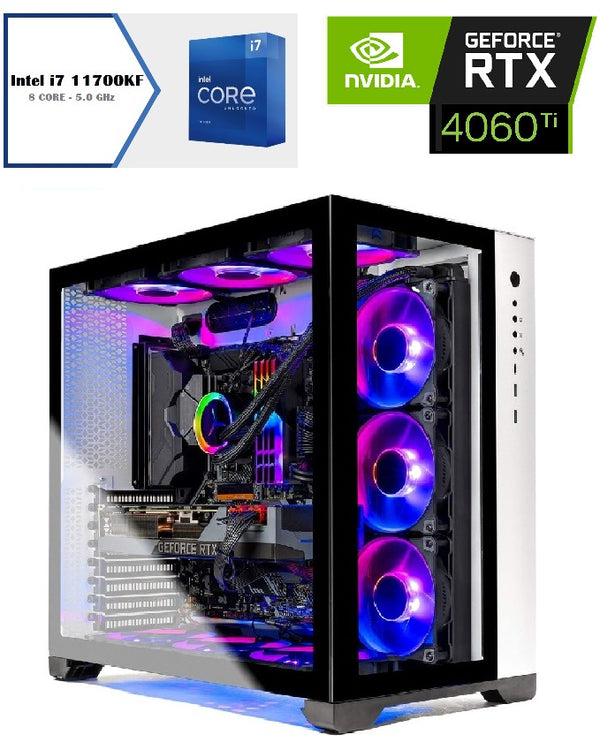 PC GAMING - Intel i5 12600K + RTX 4060Ti 8GB - 16GB RAM DDR4 3600MHz + SSD M.2 500GB + WIN 11